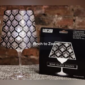 Wine glass shades